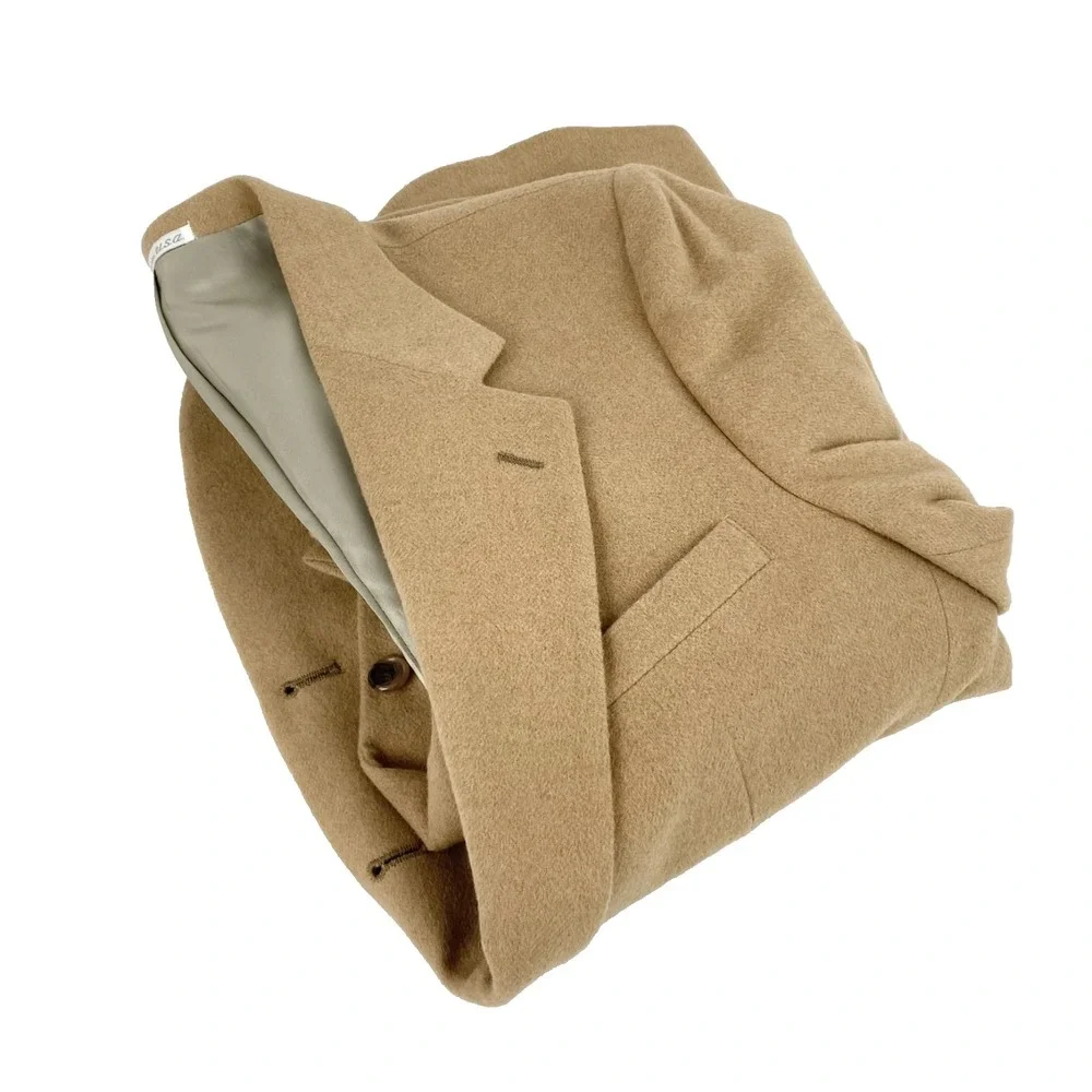 Club Room Camel Hair Wool Suit Jacket Blazer 40 R Sports Coat Camel Brown V Fine